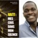 Deslande Aristilde publie "Haïti : Mes cris dans mon silence"