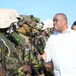 En visite à la base des Kényans, Garry Conille promet de reprendre le contrôle du pays