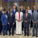 En visite en Haïti lAmbassadrice des États-Unis auprès de lONU Linda Thomas-Greenfield sentretient avec les autorités