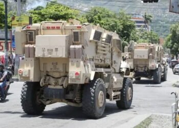 Port-au-Prince un blindé tombe en panne en pleine opération conjointe PNH/Kényans