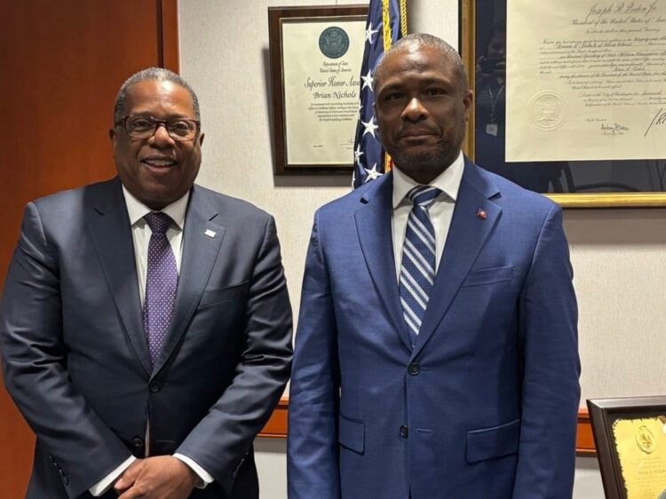 Le Ministre Jean Victor Harvel Jean Baptiste Multiplie Ses Rencontres Avec L'internationale